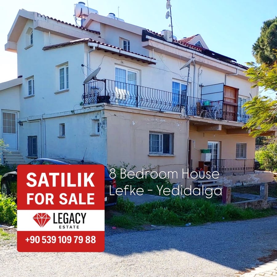 Lefke/Yedidalga'da Satılık Müstakil Deniz Manzaralı Villa